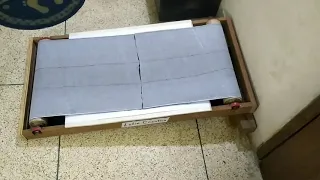 homemade wooden treadmill ( Manuel system )