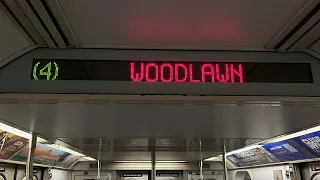 IRT Lexington Av Express: R142A (4) Train [Crown Heights-Utica Av to Woodlawn #1]