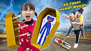 Hà Sam Thử Thách Làm Ảo Thuật với Huggy Wuggy Và Người Nhện Spider Man Để Tìm Ra Vua Ảo Thuật