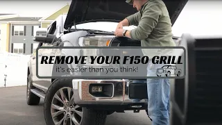 Remove your F150 Grille.. It's easier than you think!