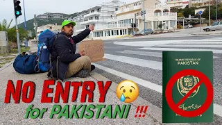 😳THEY SENT ME BACK FROM BORDER.... Kisi ne lift bhi nai di 😢 |  EP-07 | Balkan Europe Series