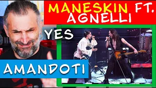 Måneskin feat. Manuel Agnelli - ‘Amandoti |  Sanremo 2021 - Italian singer react (English/Italian)