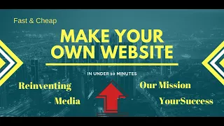 How To Make a Professional Website in Under 10 Minutes(Step By Step) Tutorial