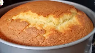 Cake 12 spoons! No scale! No cups! Tasty and very simple cake recipe||How to Make easy sponge cake