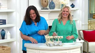 Faithful Heart 3-pc Beautiful, Blessed and Brave Bracelets by Valerie on QVC
