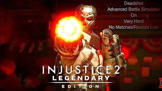 Injustice 2 - Deadshot Advanced Battle Simulator On Very Hard No Matches Lost/Rounds Lost