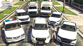 GTA V - Michael Stealing GTA 6 Based Miami Dade Police Cars in GTA V! | (GTA V roleplay)