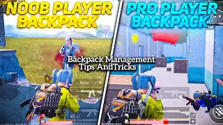 The Ultimate Backpack Guide🔥Backpack Management Tips And Tricks For Op Loot In BGMI🔥Pubg Mobile Tips