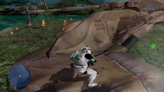 Star Wars Battlefront(2004):Kashyyyk-Docks The Battle Of Kashyyyk[Max Difficulty,Hungarian Language]