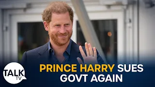 Prince Harry sues the government again over security