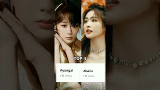 Top5 most viewed C- Actress on TikTok #zhaolusi #chengxiao #dilrabadilmurat #bailu #yangzi #shenyue