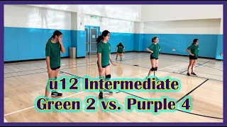 u12 "Green 2" vs. "Purple 4" 11-20-22