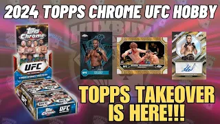 1:1,442 CASE HIT SSP PULL!!!🤯💥 2024 Topps Chrome UFC Hobby Box Review
