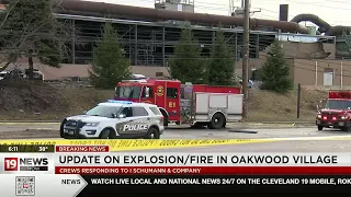 Multiple crews respond to Oakwood building fire, explosion
