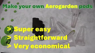 Make Your Own Aerogarden Pods, and save money, hydroponics growing