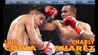 CHARLEY SUAREZ VS LUIS CORIA FIGHT HIGHLIGHTS GUGULATIN NG PINOY SI BOB ARUM
