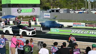 Natty Racing GTR vs Toyota Corolla Drag Race