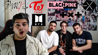 MY COUSINS REACT TO KPOP FIRST TIME! (BTS, BLACKPINK, Stray Kids, TWICE, Exo, TXT) REACTION | TEPKİ