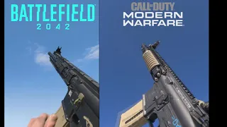 BATTLEFIELD 2042 VS MODERN WARFARE -  Weapons Reloads Comparison