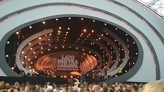 Scena na 1h przed koncertem Lato, Muzyka,Zabawa - Wakacyjna Trasa Dwójki w Stalowej Woli - 5.08.2018