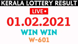 01.02.2021 WIN WIN W-601 LOTTERY RESULT | KERALA LOTTERY RESULT TODAY