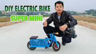 DIY Electric Bike Super Mini 350W 24v At Home