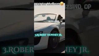 Other Celebrities Vs Mr Bean🤣 driving Car🚘#shorts #mrbean #johnnydepp #robertdowneyjr #funny