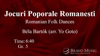 Jocuri Poporale Romanesti (Romanian Folk Dances) by Béla Bartók (arr. Yo Goto)