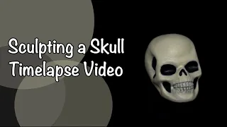 Sculpting a Skull - Polymer Clay Time Lapse Video by Clayziness