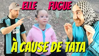 SKETCH - JE FUGUE à cause de TATA HABIBOUCHA