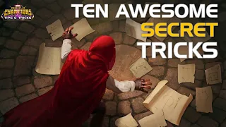 10 AWESOME Secret tricks! You Should know - Marvel Contest of Champions