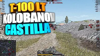 T-100 LT | Kolobanov 1 vs 3 | 7300 DMG WoT Blitz