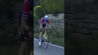 Hello Wout van Aert, how are y… bye! 👋😲 #cycling #TourofBritain