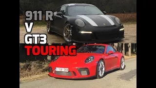 911 R v GT3 Touring: battle of the manuals!