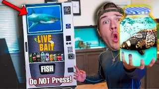 BUYING LIVE AQUARIUM FISH FROM A VENDING MACHINE! *Do Not Press*