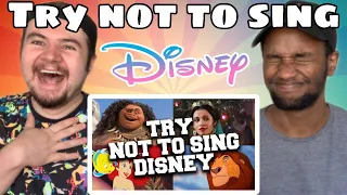 Try Not to Sing Disney Songs 2021 REACTION