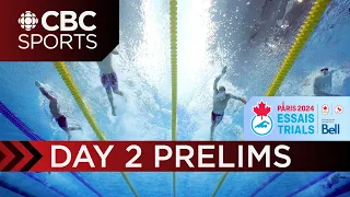 2024 Canadian Olympic & Paralympic Swimming Trials: Preliminaries - Toronto - Day 2 | CBC Sports