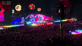 [4K HDR] Coldplay Singapore FULL SHOW - 2024 - Music of the Spheres - FRONT ROW BALCONY VIEW