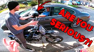 Helmet From a Stranger | Epic & Crazy Motorcycle Moments 2021