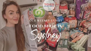 Our weekly family food shop in Sydney vs. UK - cheaper or more expensive?!