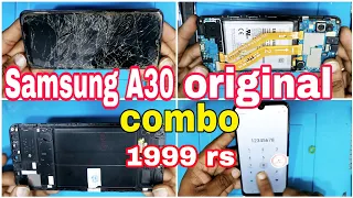 Samsung a30 combo with frame / Samsung a30 display change / Samsung a30 folder change