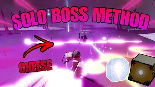 How To Solo + Cheese Raid Bosses (Easy Method) | Type Soul