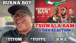 BURNA BOY REPLIED SARKODIE!!! TSHWALA BAM (REMIX) [REACTION & LYRICS TRANSLATION] TITOM, YUPPE, SNE.