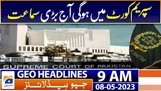 Geo Headlines Today 9 AM | A total of 449 polling stations established in Sindh | 8th May 2023