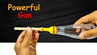 Powerful gun with bottle and balloon | Easy DIY gun