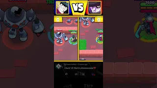 Chuck VS Mortis in Brawl stars #shorts