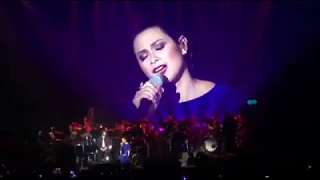 Lea Salonga, in a wheel chair - singing “The Prayer” with Josh Groban.