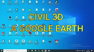 EXPORTAR DIBUJO DE CIVIL 3D A GOOGLE EARTH FACIL Y SENCILLO