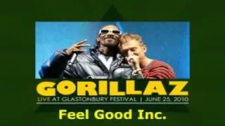 Gorillaz - Feel Good Inc. (Live at Glastonbury 2010)