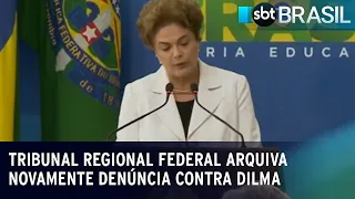 Tribunal Regional Federal arquiva novamente denúncia contra Dilma Rousseff | SBT Brasil (22/08/23)